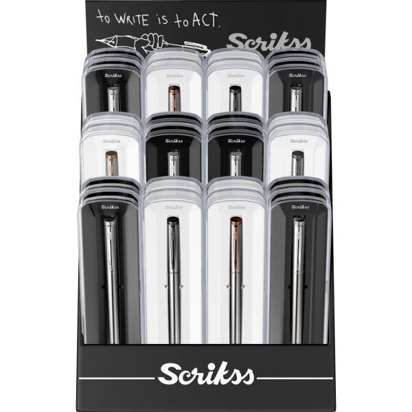 Scrıkss Roller Kalem 64 Kristal Kutu 24 Lü Stand