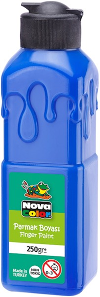 Nova Color Parmak Boyası 250 gr Mavi NC-443