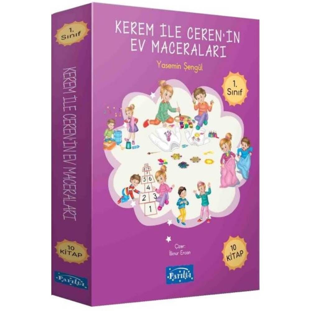 Kerem ile Cerenin Ev Maceraları 10 Kitap Seti