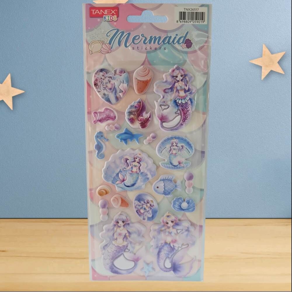 Tanex Sticker Pufy Deniz Kızı Serisi 26517