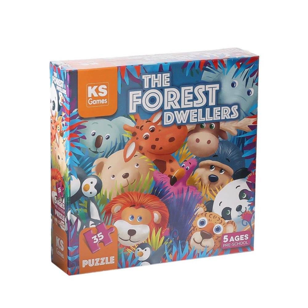 The Forest Dwellers Pre School Jumbo Çocuk Puzzle 12 Parça 32713