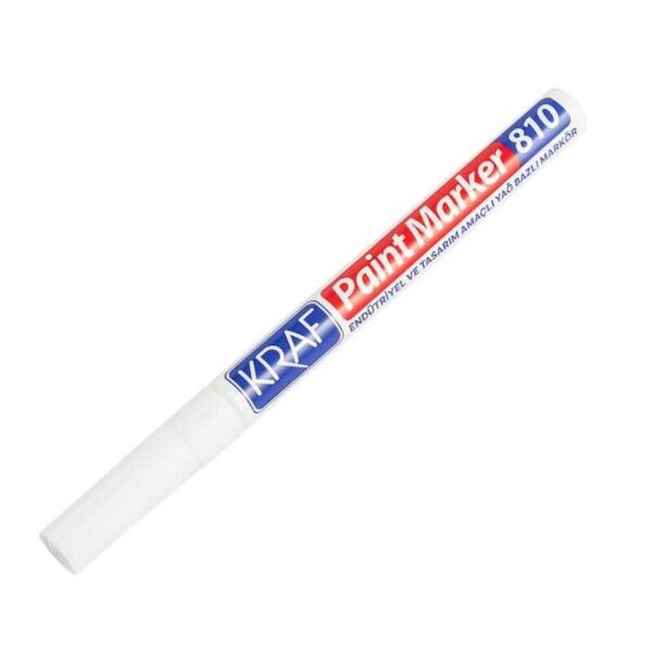 Kraf 810 Beyaz Paint Markör Kalem