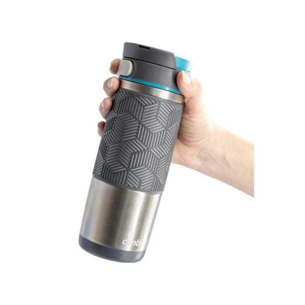 Contigo Metra Autoseal Paslanmaz Çelik Termos Matara 470ml Gri