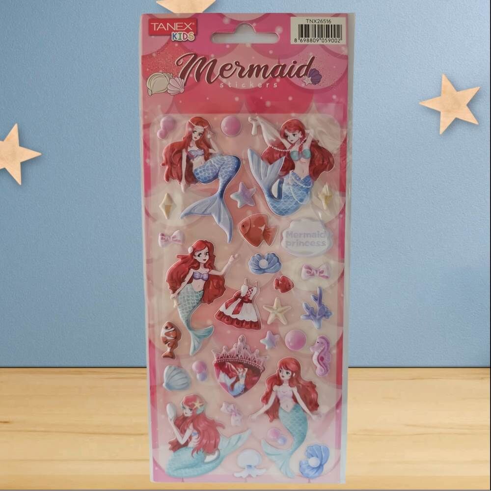 Tanex Sticker Pufy Deniz Kızı Serisi 26516