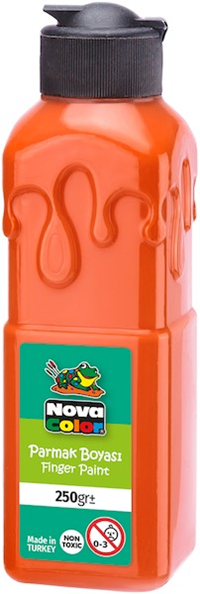 Nova Color Parmak Boyası 250 gr Turuncu NC-449