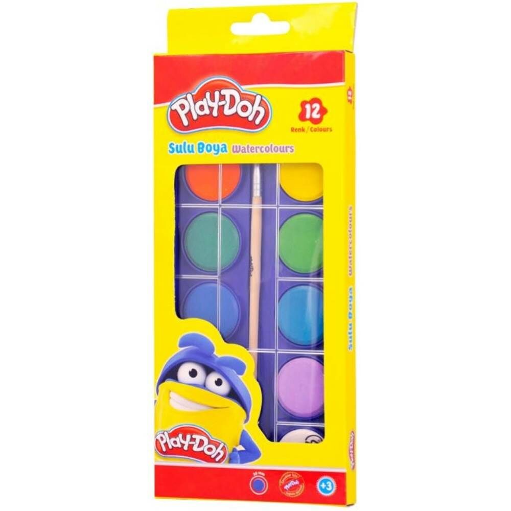 Playdoh Sulu Boya 12 Renk Büyük SU003