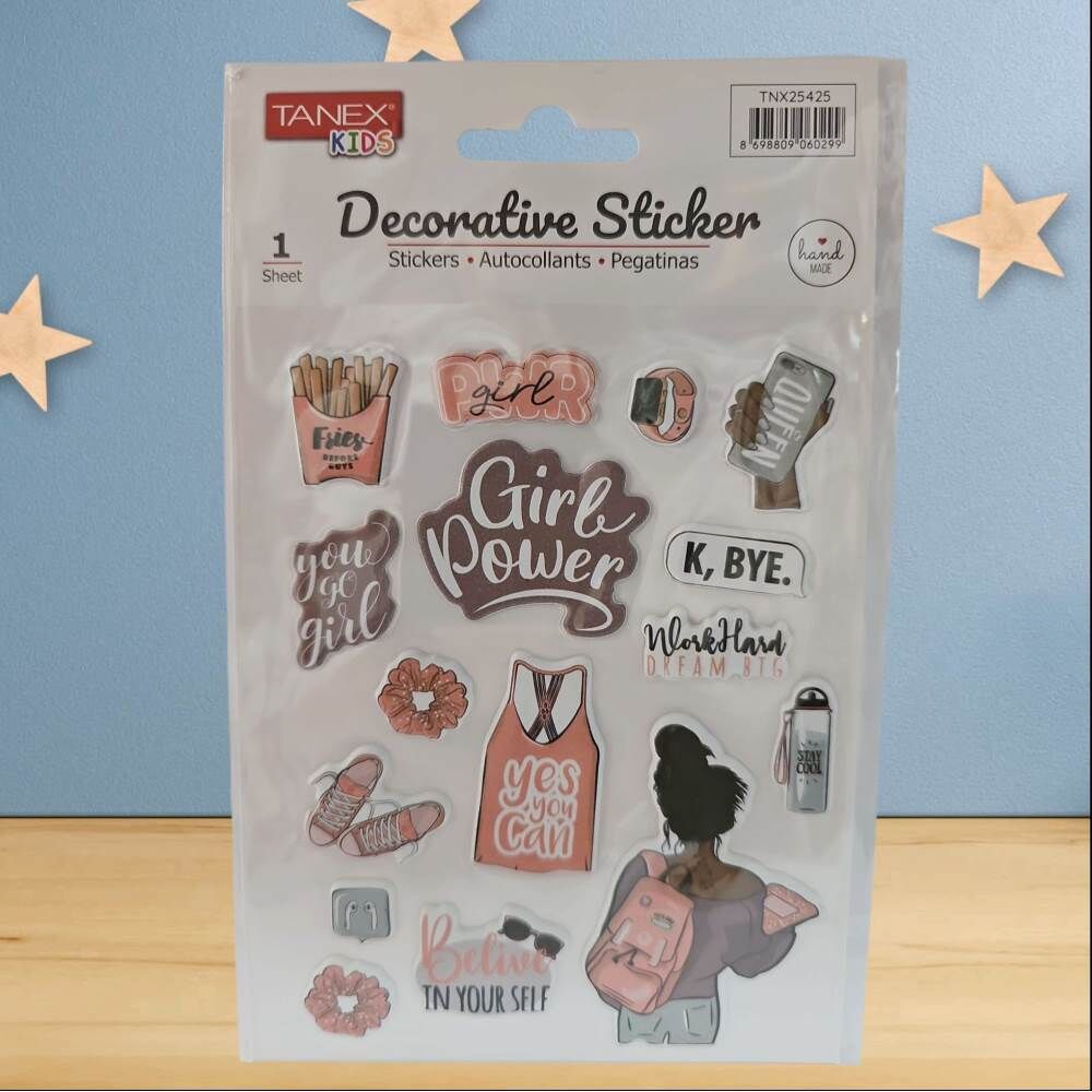 Tanex Sticker Pufy Gril Serisi 25425