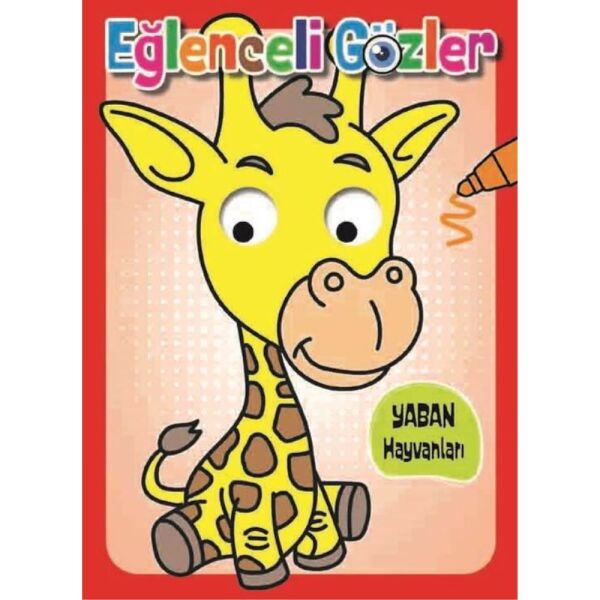 Eğlenceli Gözler Yaban Hayvanları Boyama Kitabı