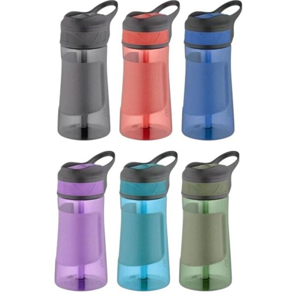 Uzspace 9001 Silikon Gövde 500 ml Kırmızı Tiritan Matara