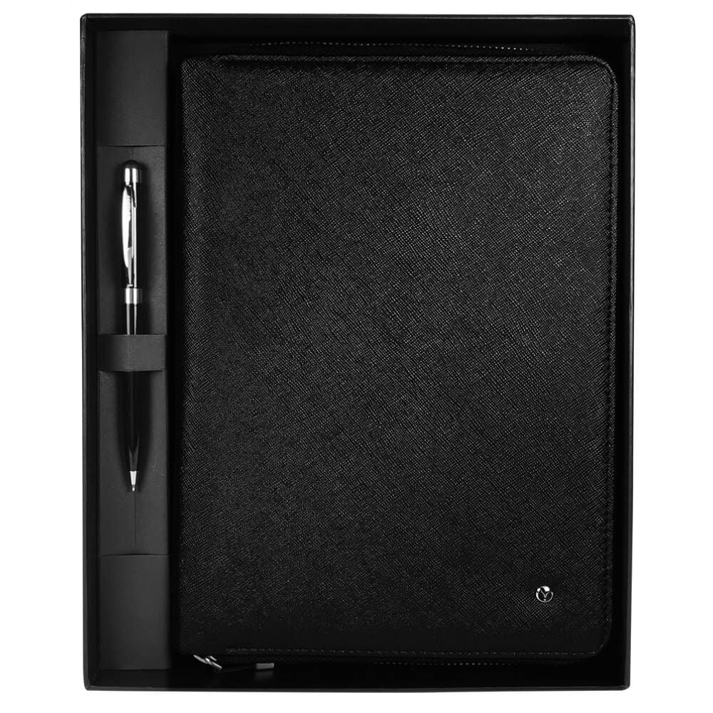 Scrıkss Hediyelik Set Dr 8113-1M Portföy Mini + Tablet Kılıfı Siyah + Touch Pen