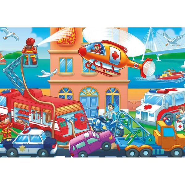 Rescue Missions Jumbo Çocuk Puzzle 50 Parça 31009