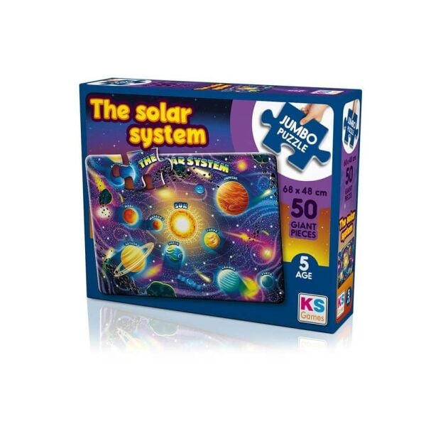 The Solar Sistem Jumbo Çocuk Puzzle 50 Parça 31014