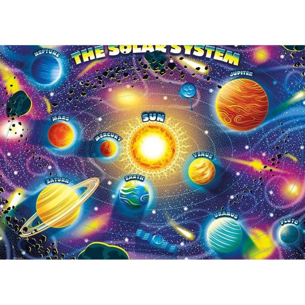 The Solar Sistem Jumbo Çocuk Puzzle 50 Parça 31014
