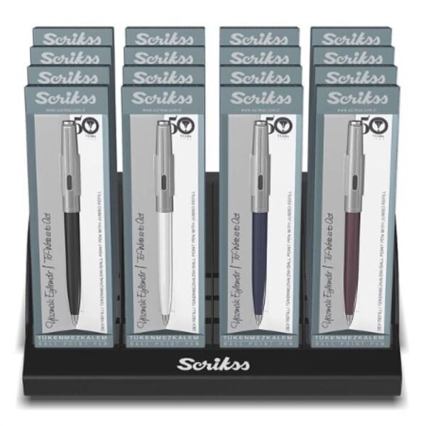 Scrıkss Tükenmez Kalem 77 16 Lı Stand
