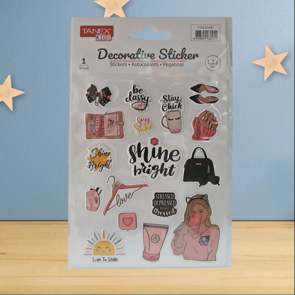 Tanex Sticker Pufy Makyaj Serisi 25721