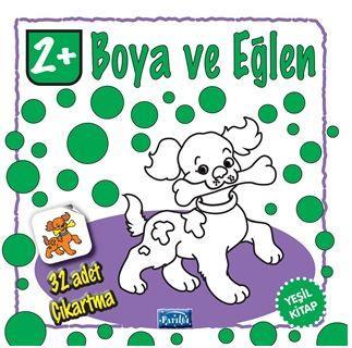 Boya ve Eğlen Yeşil Kitap 2+ Yaş