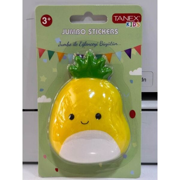 Tanex Jumbo Sevimli Ananas Çıkartma 27007