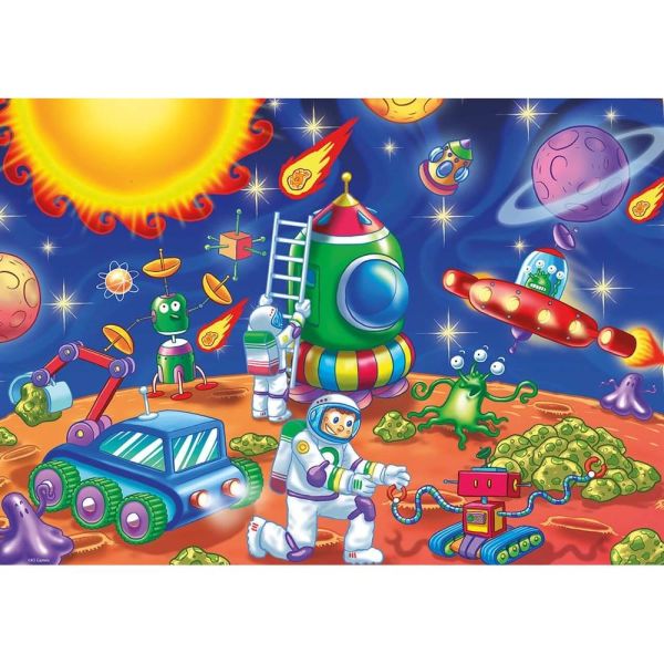 Space Explorers Jumbo Çocuk Puzzle 50 Parça 31011
