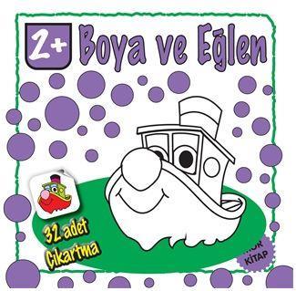 Boya ve Eğlen Mor Kitap 2+ Yaş