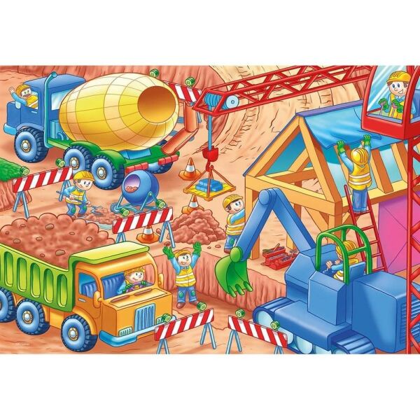 Under Construction Jumbo Çocuk Puzzle 50 Parça 31004