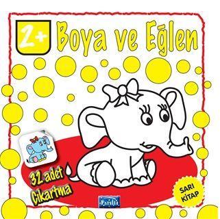 Boya ve Eğlen Sarı Kitap 2+ Yaş