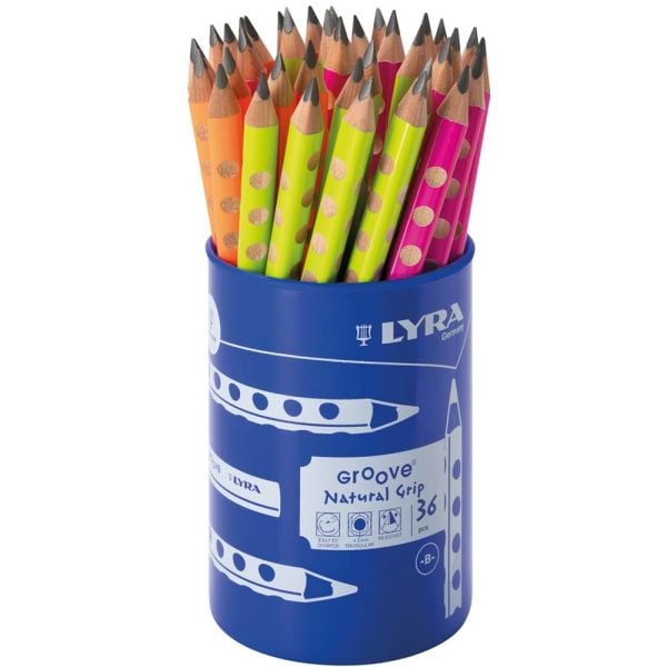 Lyra Kurşun Kalem Groove B Neon Kaplamalı 36 Lı Pot L1875365