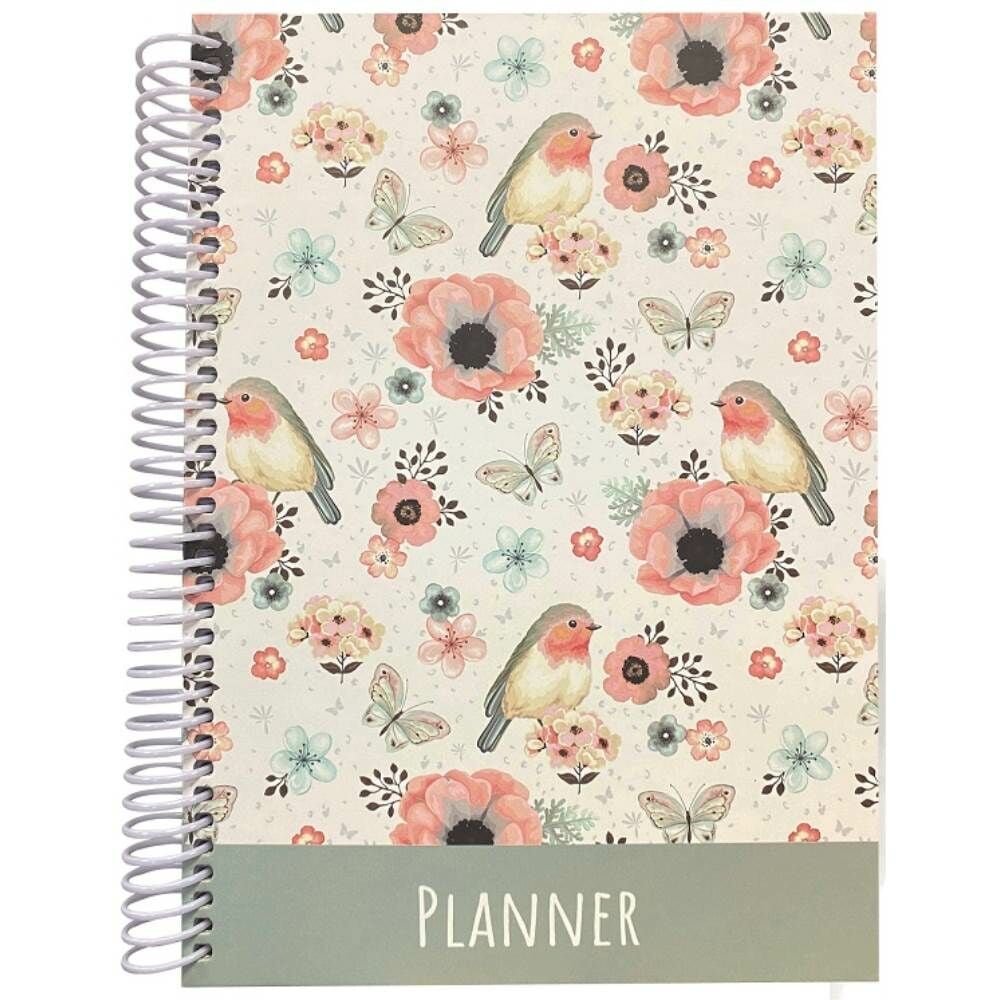 Liz Planner Sert Kapak Spiralli 4 Renk Baskılı AJT01