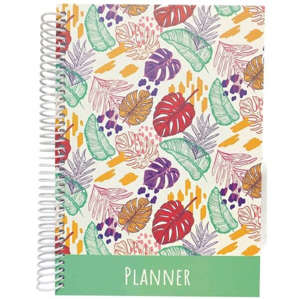 Liz Planner Sert Kapak Spiralli 4 Renk Baskılı AJT01