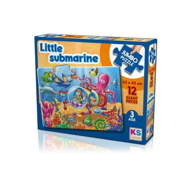 Little Submarine Jumbo Çocuk Puzzle 50 Parça 31006