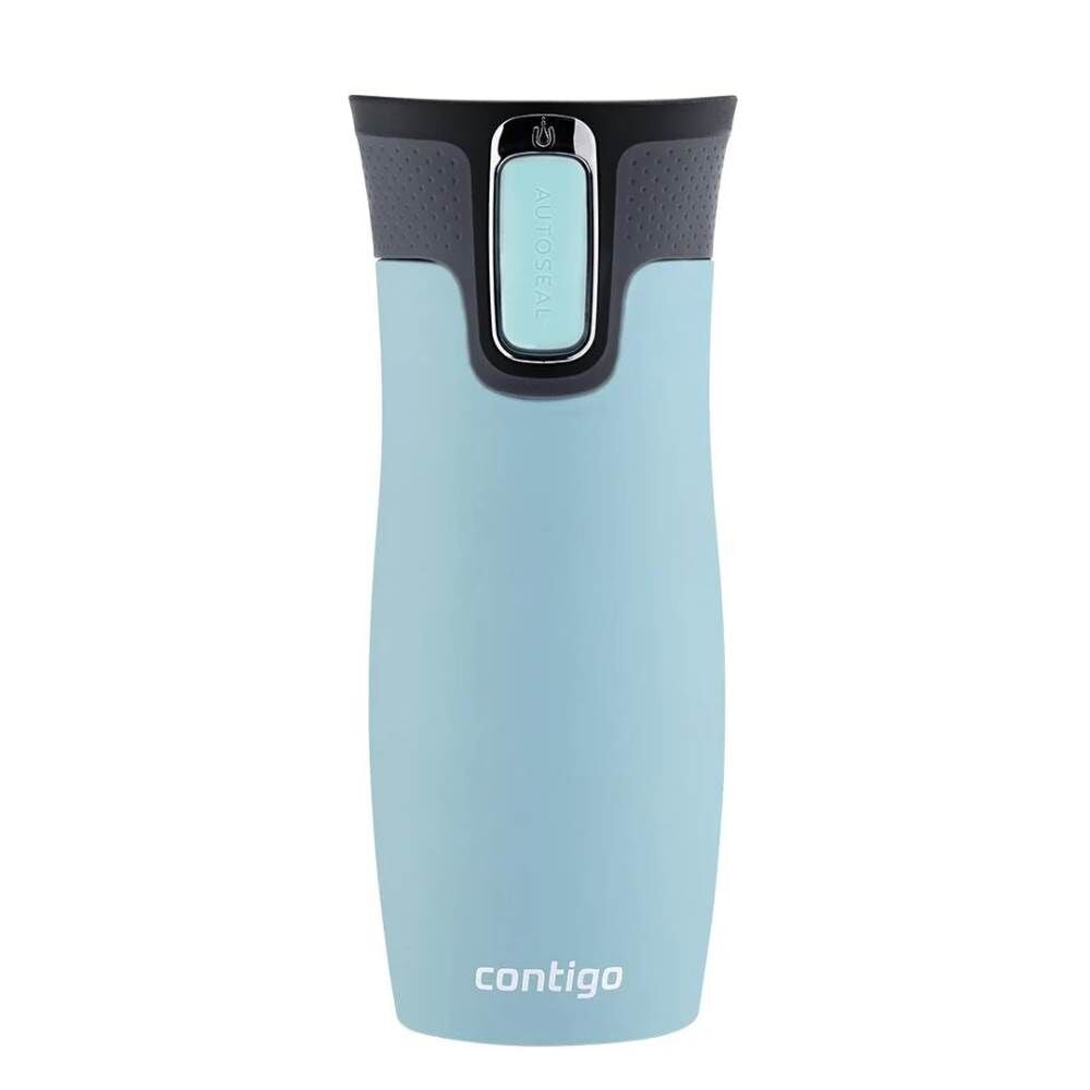 Contigo Westloop Çelik Termos Bardak Tek El Bas İç 470ml Buz Mavisi
