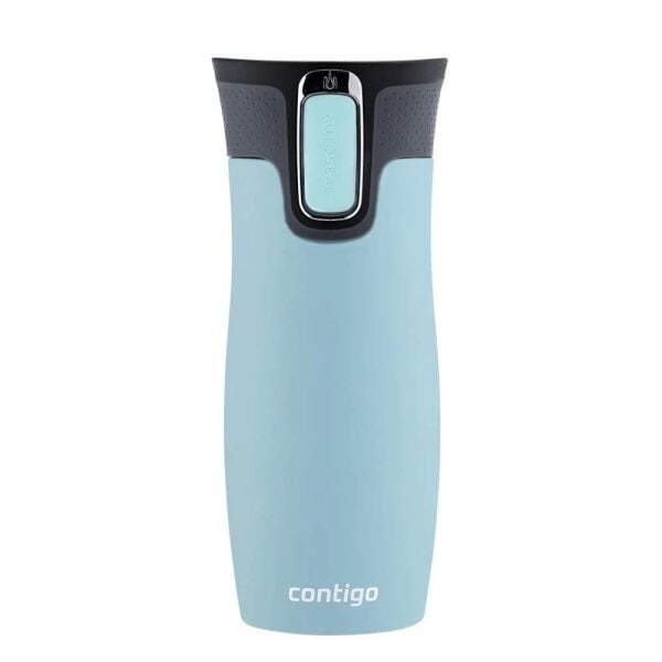 Contigo Westloop Çelik Termos Bardak Tek El Bas İç 470ml Buz Mavisi