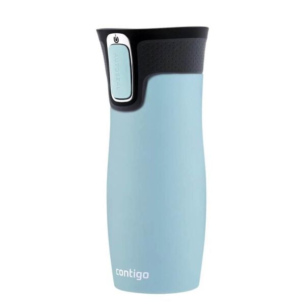 Contigo Westloop Çelik Termos Bardak Tek El Bas İç 470ml Buz Mavisi