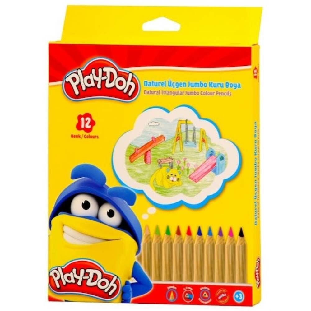 Playdoh Kuru Boya 12 Renk Jumbo KU009