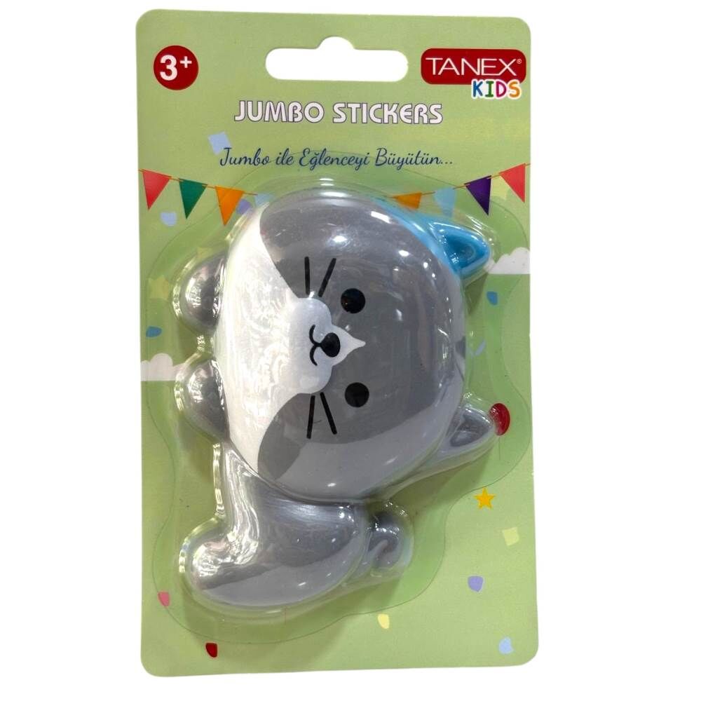 Tanex Jumbo Pembe Kedi Çıkartma 27008