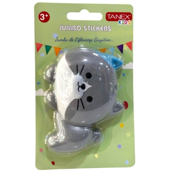 Tanex Jumbo Pembe Kedi Çıkartma 27008
