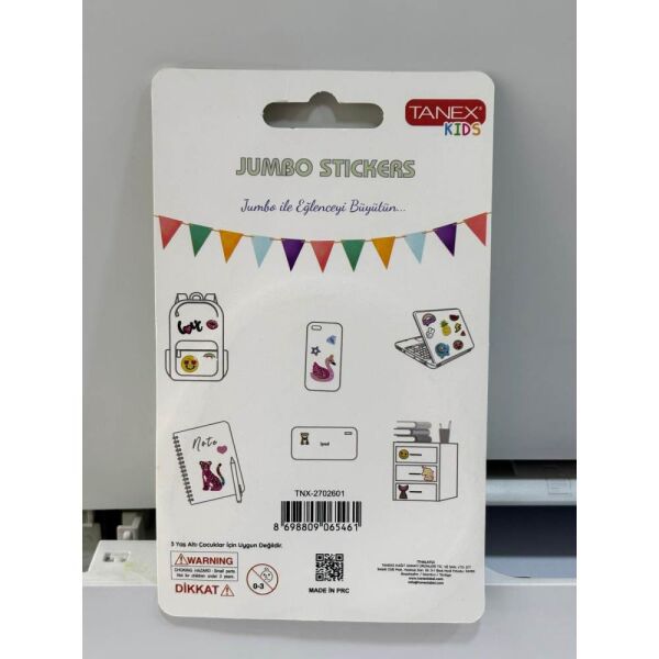 Tanex Jumbo Pembe Kedi Çıkartma 27008