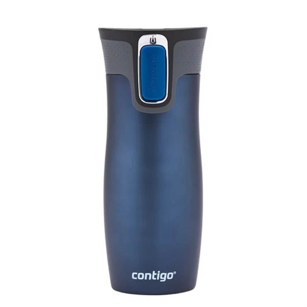 Contigo Westloop Çelik Termos Bardak Tek El Bas İç 470ml Lacivert