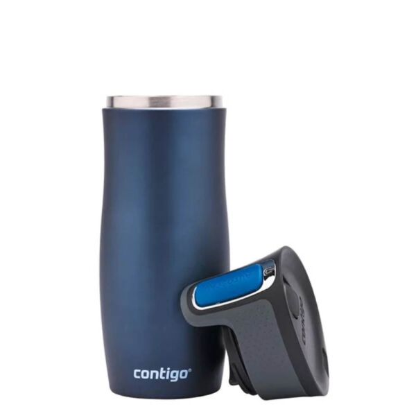 Contigo Westloop Çelik Termos Bardak Tek El Bas İç 470ml Lacivert