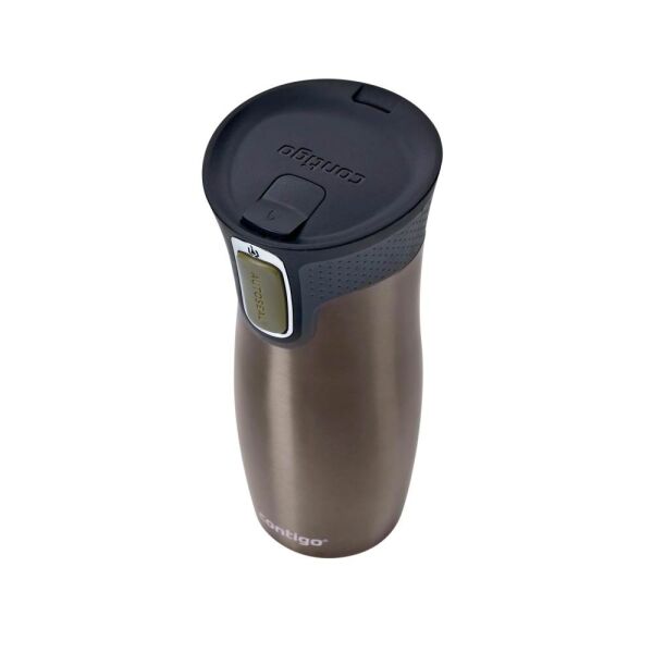 Contigo Westloop Çelik Termos Bardak Tek El Bas İç 470ml Kahverengi