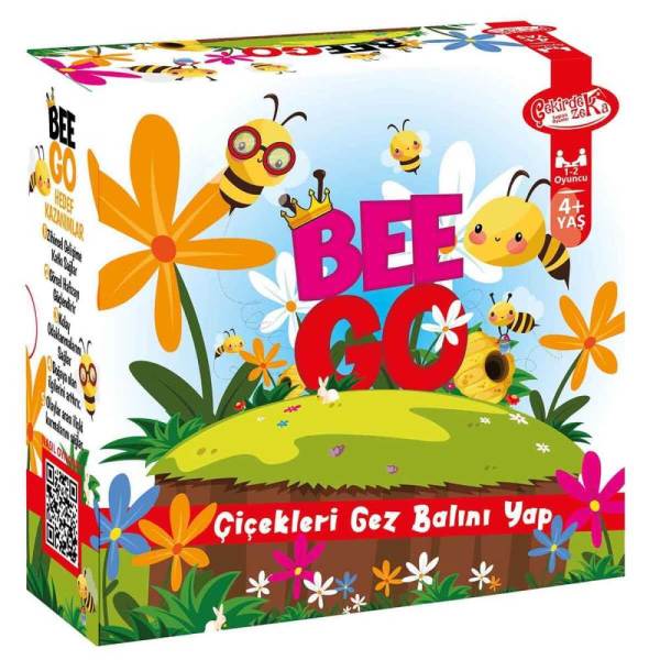 Çekirdek Zeka Bee Go Çiçekleri Gez Balını Yap