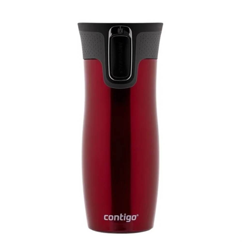 Contigo Westloop Çelik Termos Bardak Tek El Bas İç 470ml Kırmızı