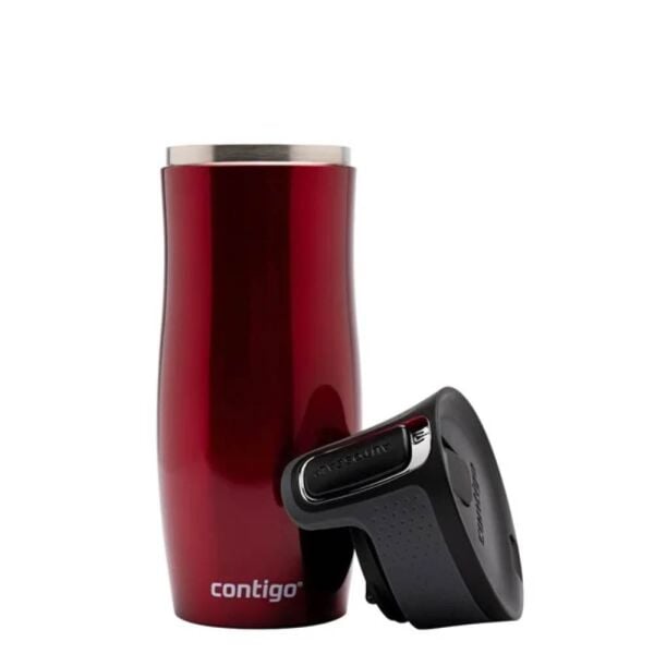 Contigo Westloop Çelik Termos Bardak Tek El Bas İç 470ml Kırmızı