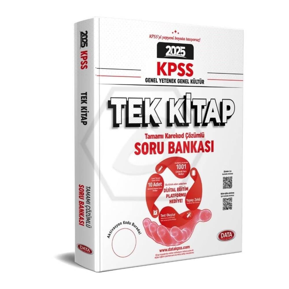 Data KPSS 2026 GY GK Tek Kitap Soru Bankası