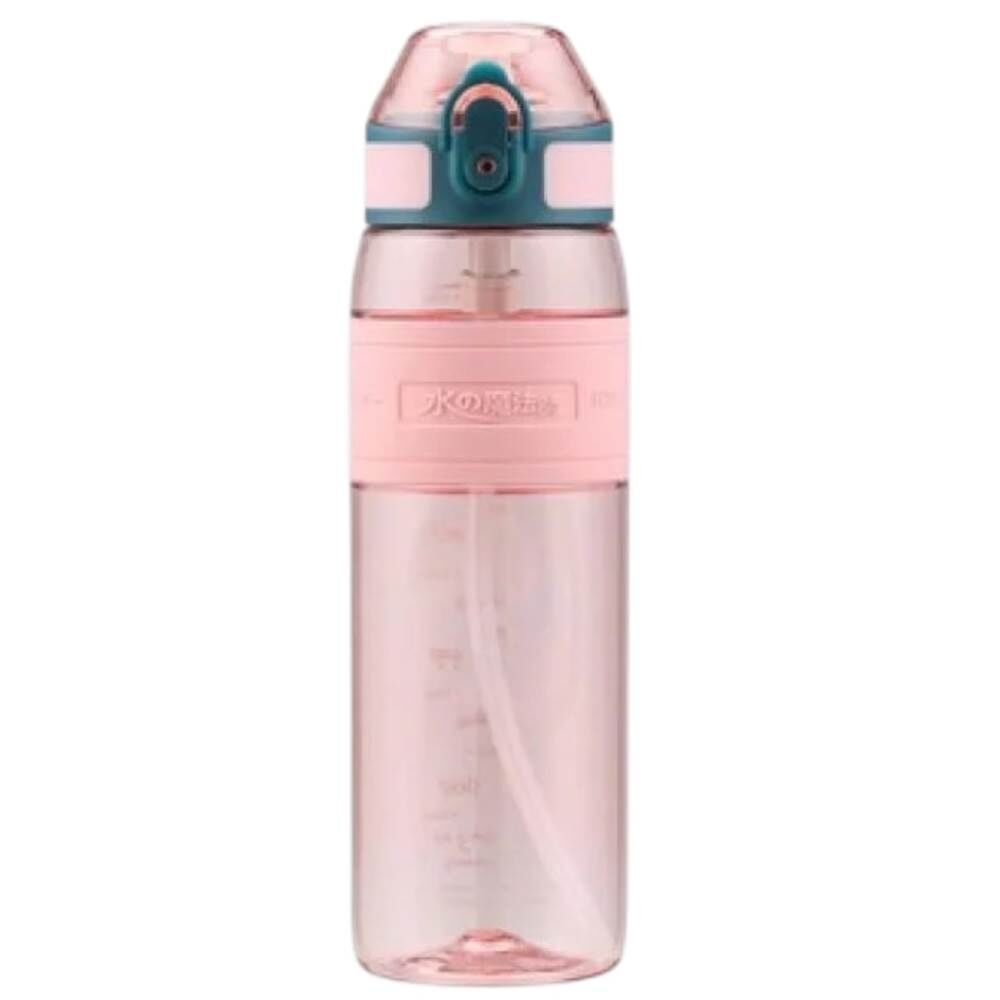 Uzspace 4106 Silikon Gövde 600 ml Pembe Tritan Matara