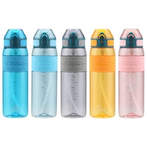 Uzspace 4106 Silikon Gövde 600 ml Gri Tritan Matara
