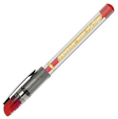 Pensan 6030 My Sing Jel Roller Kırmızı İmza Kalemi