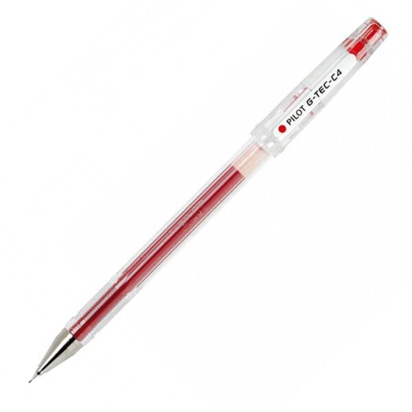 Pilot G-Tec C4 Jel Kalem 04 mm Kırmızı