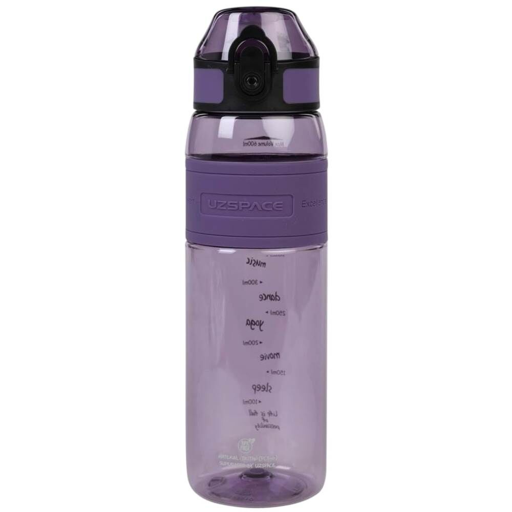 Uzspace 4106 Silikon Gövde 600 ml Mor Tritan Matara