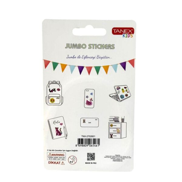 Tanex Jumbo Sarı Kedi Çıkartma 27009