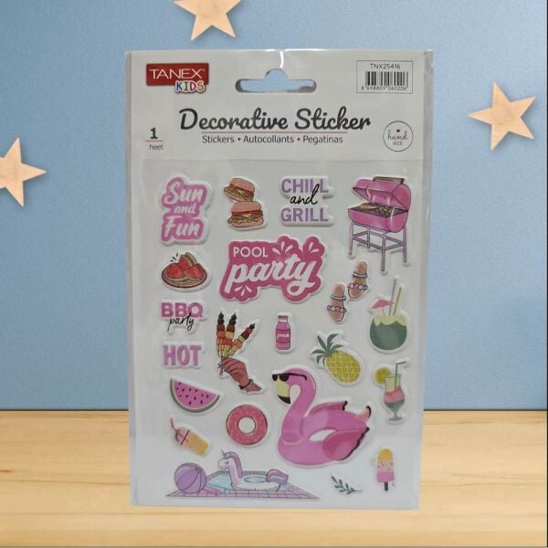 Tanex Sticker Pufy Havuz Serisi 25416